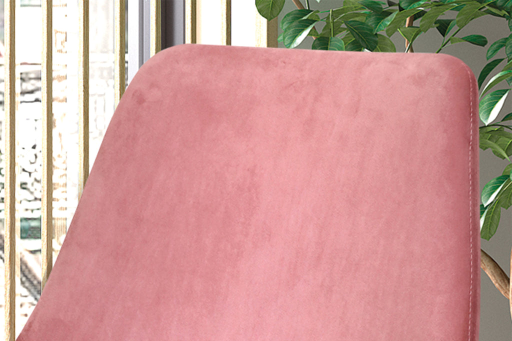 Stoel 'Mirano' Velvet Pink  RS