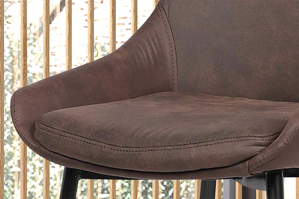 Stoel 'Mirano' Microfiber PU Brown RS