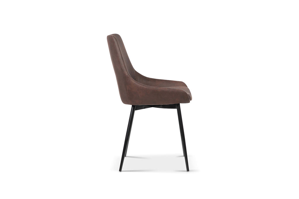 Stoel 'Mirano' Microfiber PU Brown RS