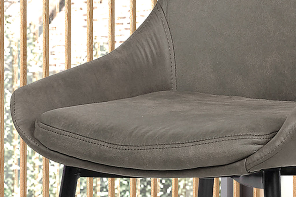 Stoel 'Mirano' Microfiber PU Grey  RS