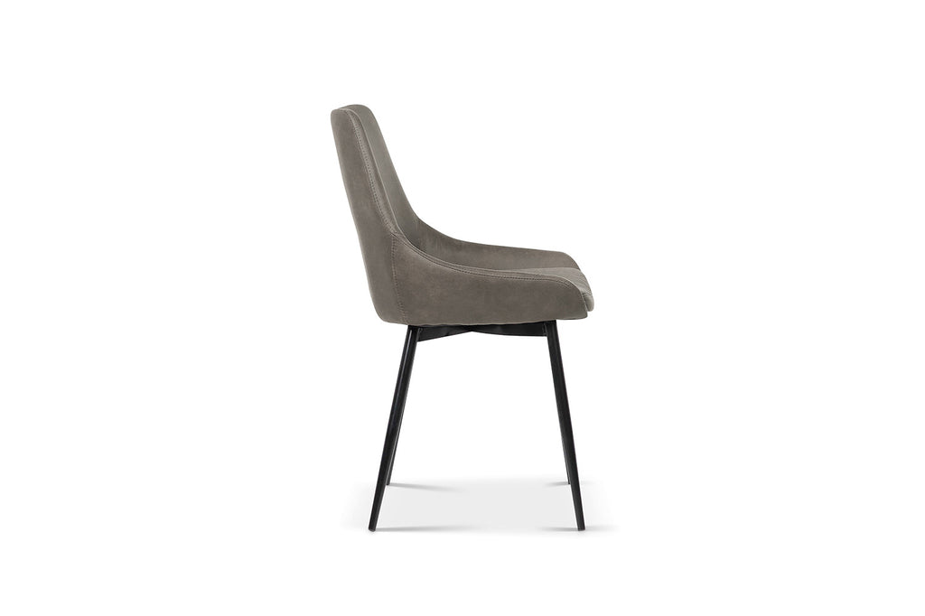 Stoel 'Mirano' Microfiber PU Grey  RS