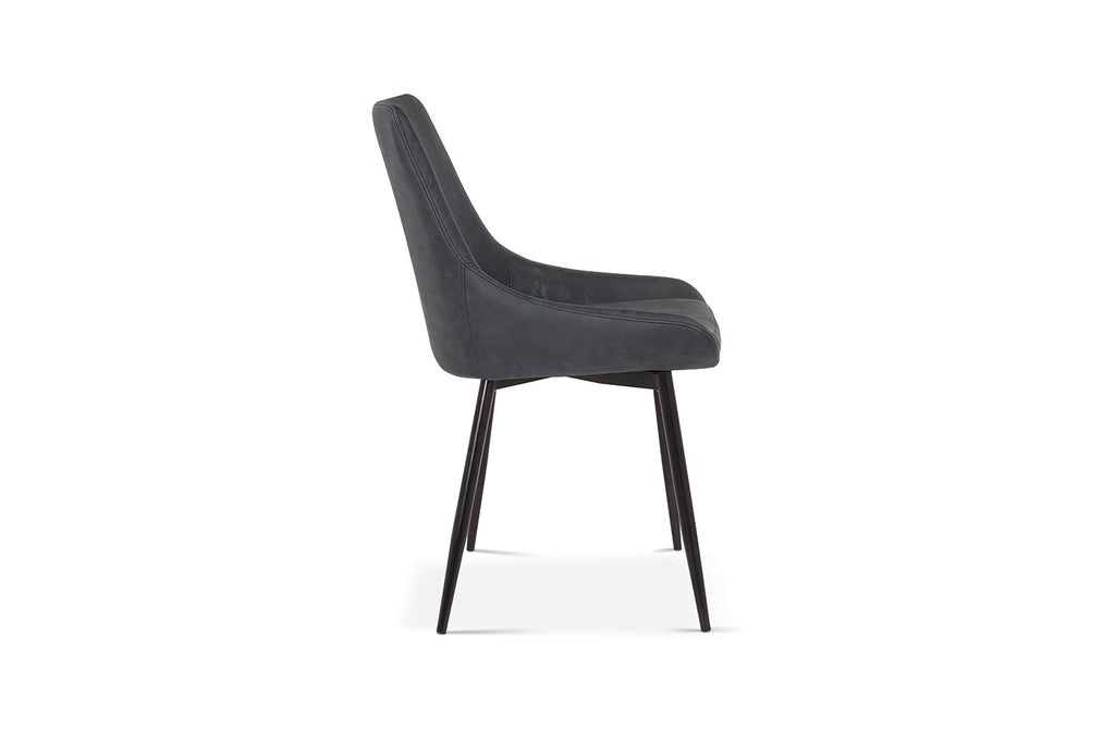 Stoel 'Mirano' PU Dark Grey  RS