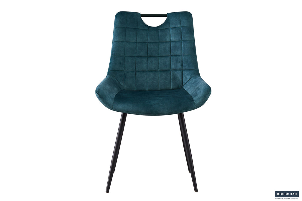 Stoel 'Nina' Velvet Petrol RS