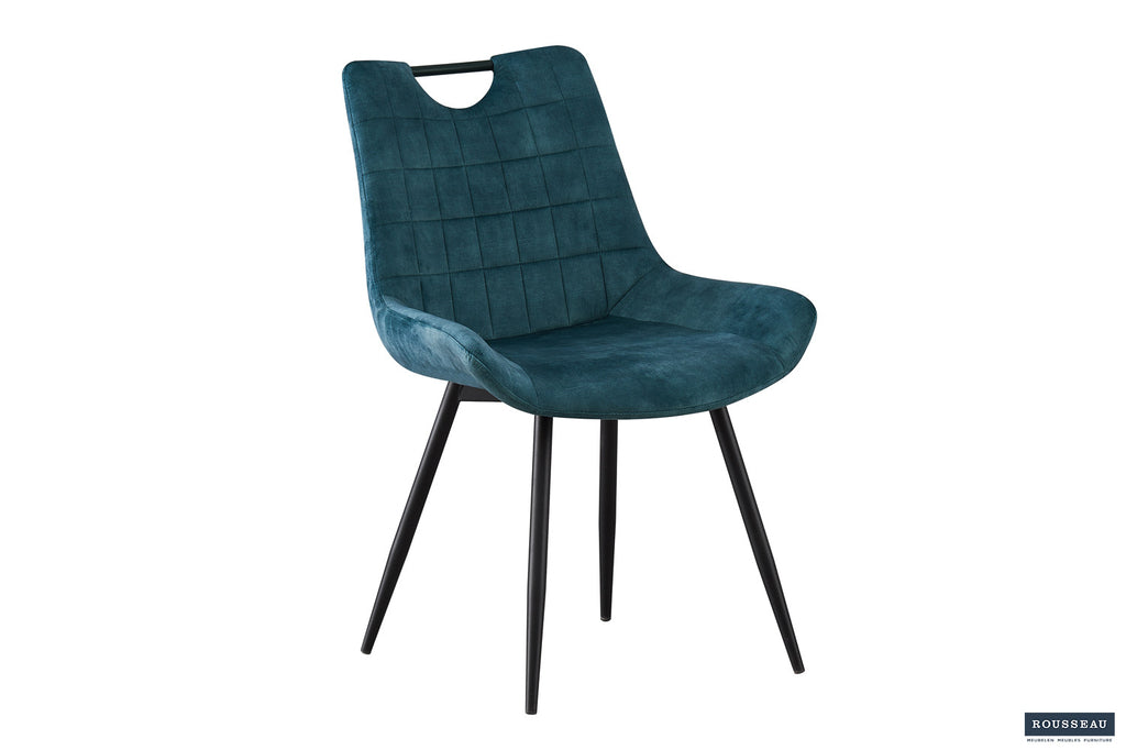 Stoel 'Nina' Velvet Petrol RS