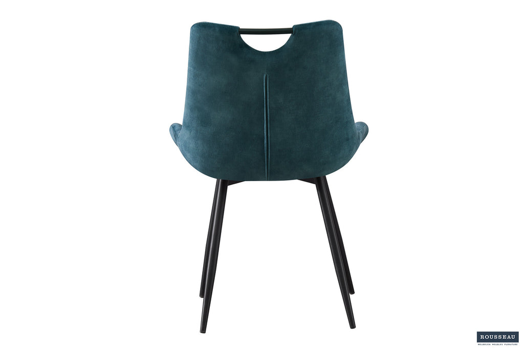 Stoel 'Nina' Velvet Petrol RS