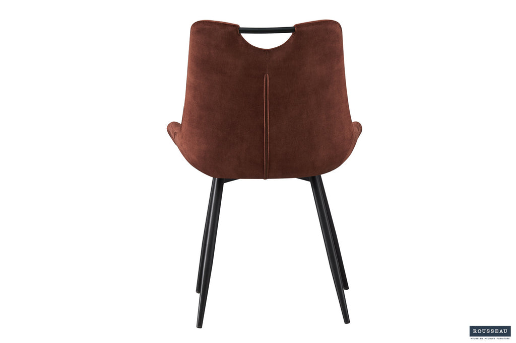 Stoel 'Nina' Velvet Rust RS