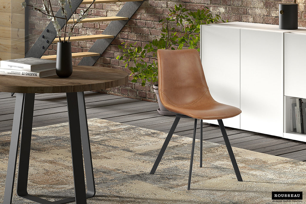 Stoel 'Oslo' PU Cognac RS
