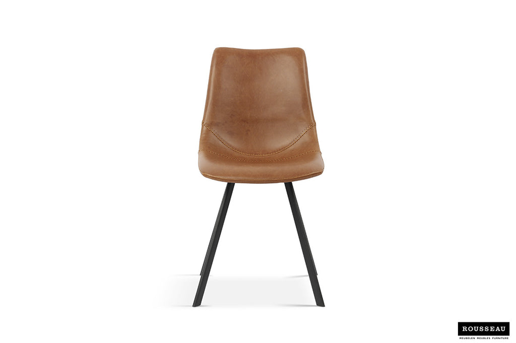 Stoel 'Oslo' PU Cognac RS