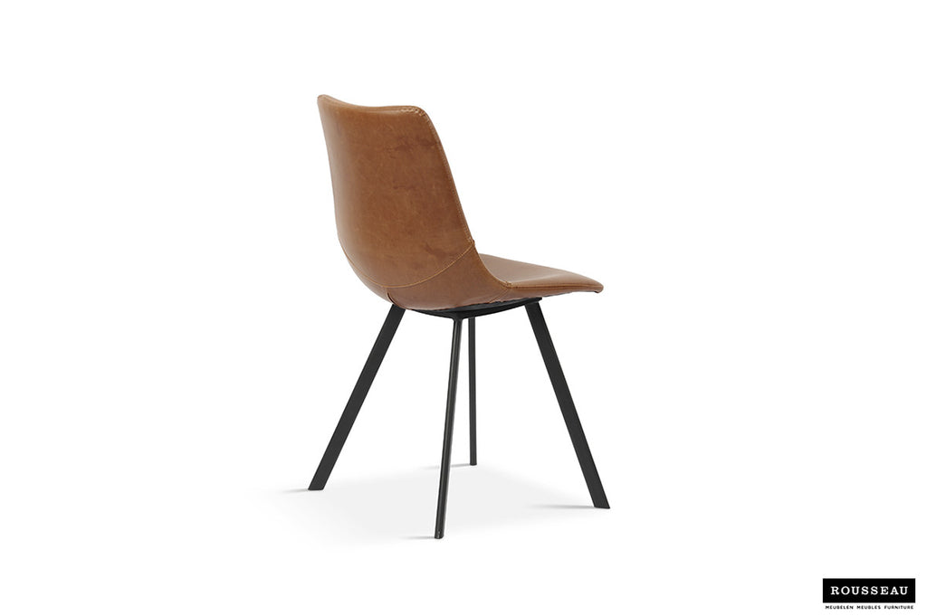 Stoel 'Oslo' PU Cognac RS