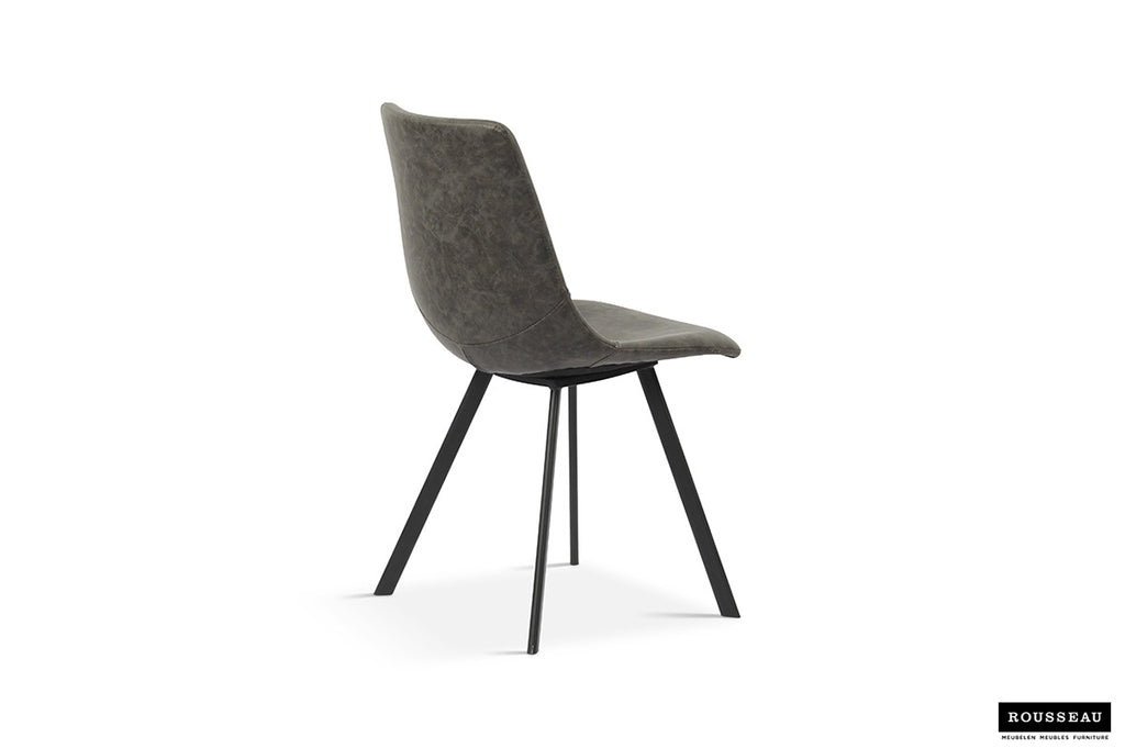 Stoel 'Oslo' PU Grey RS