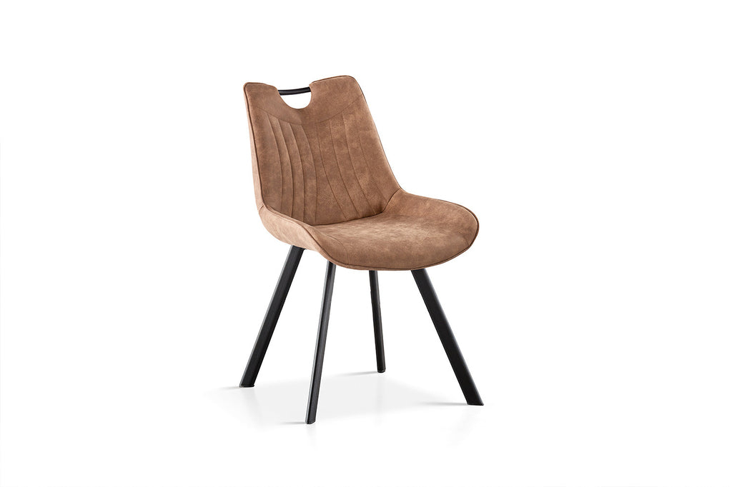 Stoel 'Pablo' Microfiber PU Dark Brown RS