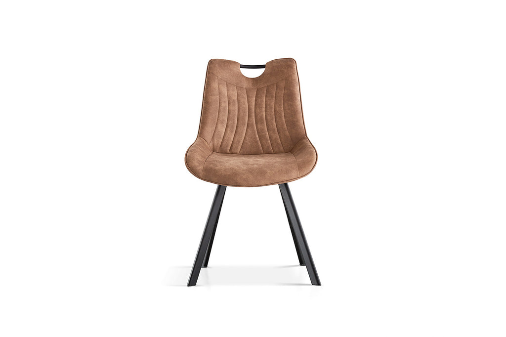 Stoel 'Pablo' Microfiber PU Dark Brown RS