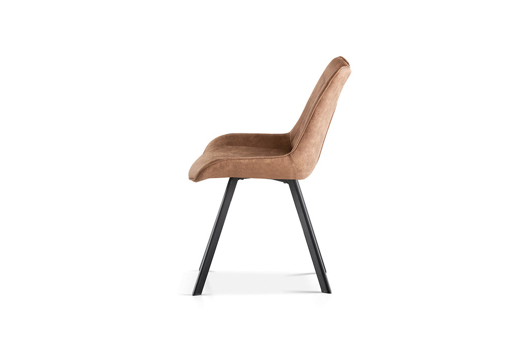 Stoel 'Pablo' Microfiber PU Dark Brown RS