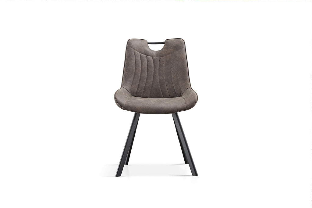 Stoel 'Pablo' Microfiber PU Dark Gray RS