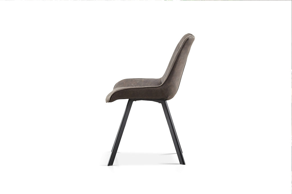 Stoel 'Pablo' Microfiber PU Dark Gray RS