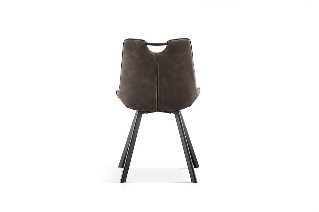 Stoel 'Pablo' Microfiber PU Dark Gray RS