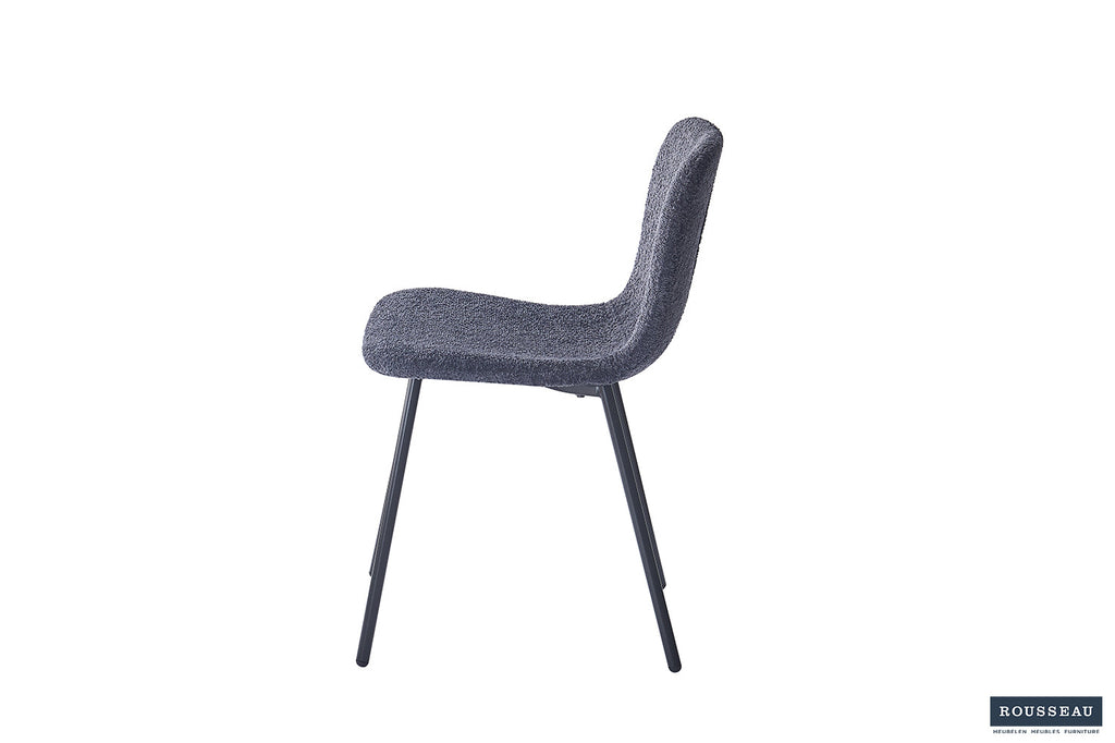 Stoel 'Susan' Bouclé Dark Grey RS