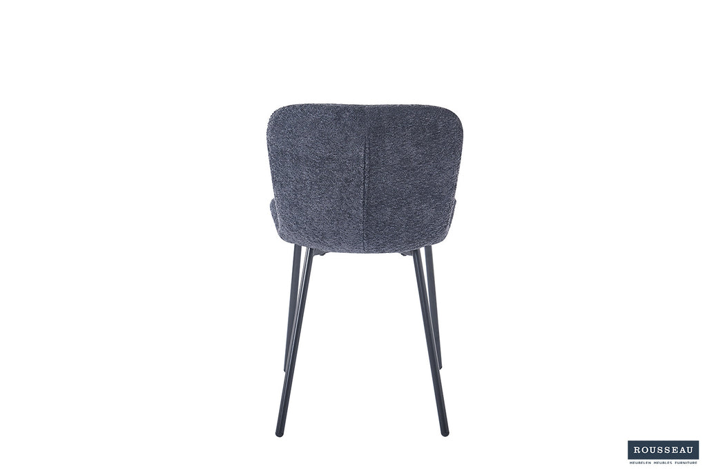 Stoel 'Susan' Bouclé Dark Grey RS