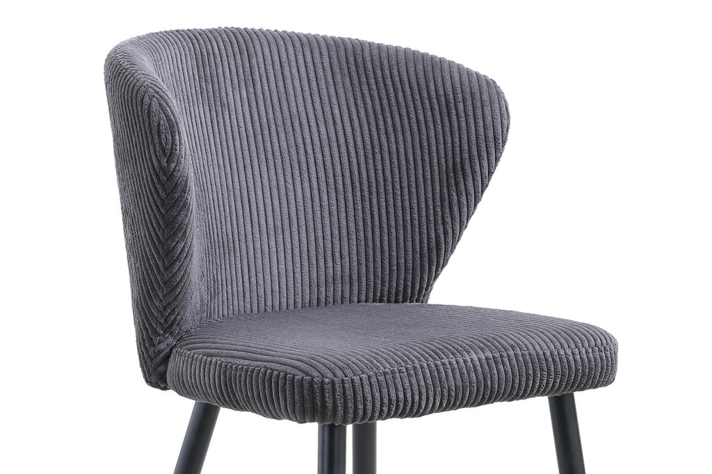 Stoel 'Tornado' Corduroy Grey  RS