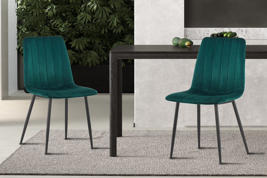 Stoel 'Willis' Velvet Green RS