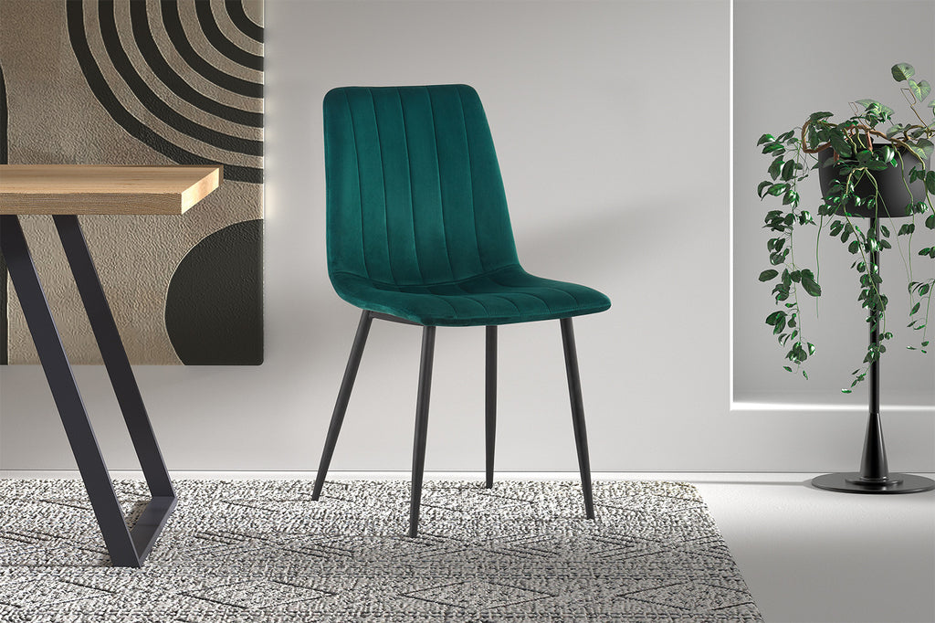 Stoel 'Willis' Velvet Green RS