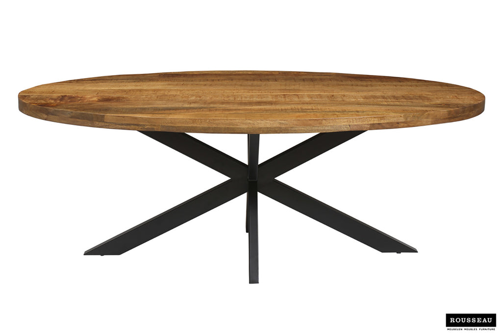 Tafel 'Alexa' 200 cm Ovaal Mango RS