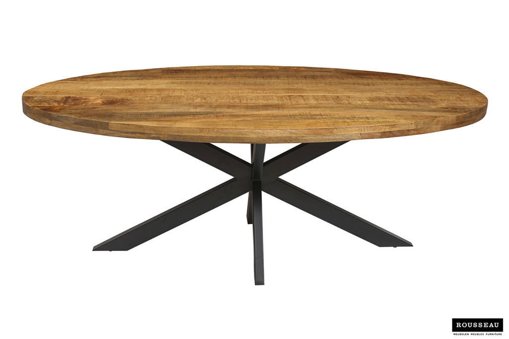 Tafel 'Alexa' 200 cm Ovaal Mango RS
