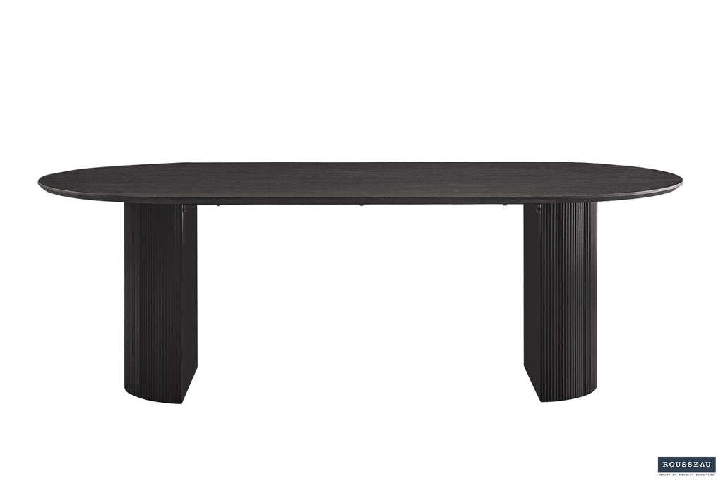 Tafel 'Lagos' 220 cm Ovaal Decor Donkerbruin RS