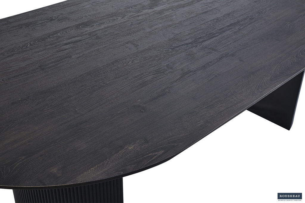Tafel 'Lagos' 220 cm Ovaal Decor Donkerbruin RS