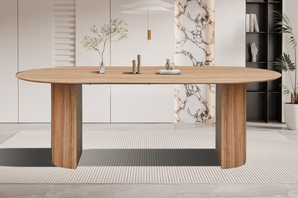 Tafel 'Lagos' 220 ovaal decor oude eik RS