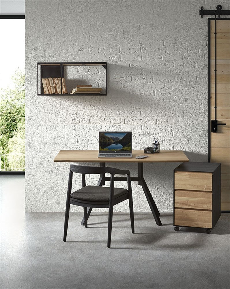 Tafelpoot Kindu, ijzer zwart - VDC