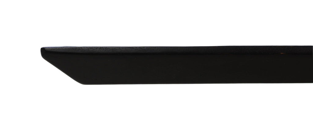 Tafelblad Zurich rechthoekig - 220x100x3,8 - Zwart - Zwitserse rand - Acaciahout - HSM