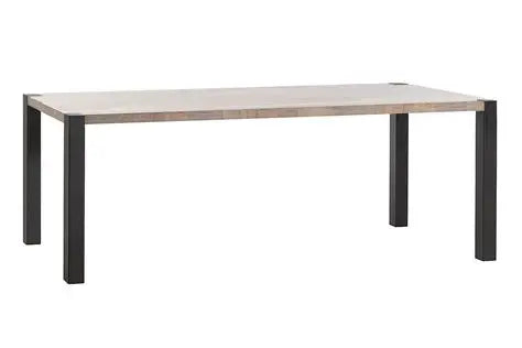 Eettafel Sandwich-2 Lamulux metalen poot doorsteek - MX