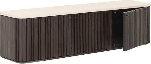 TV-kast Maroon hangend small mahonie - DTP