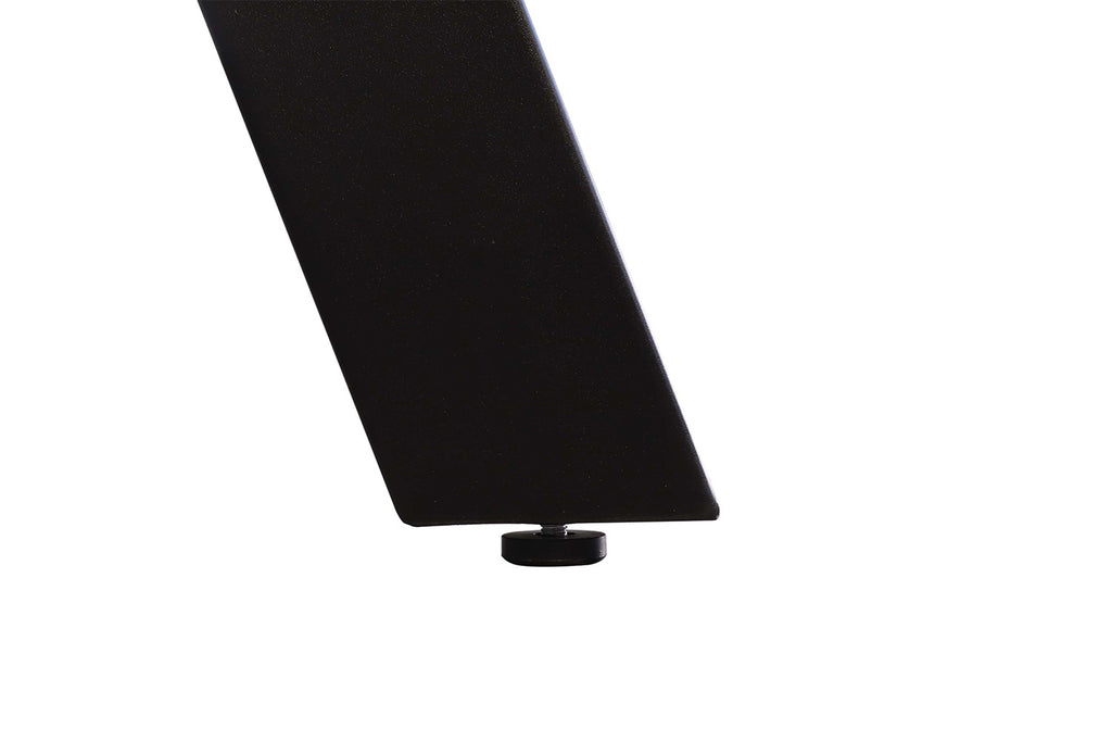 Uitschuifbare tafel 'Hera' 160-240 RH steen zwart RS