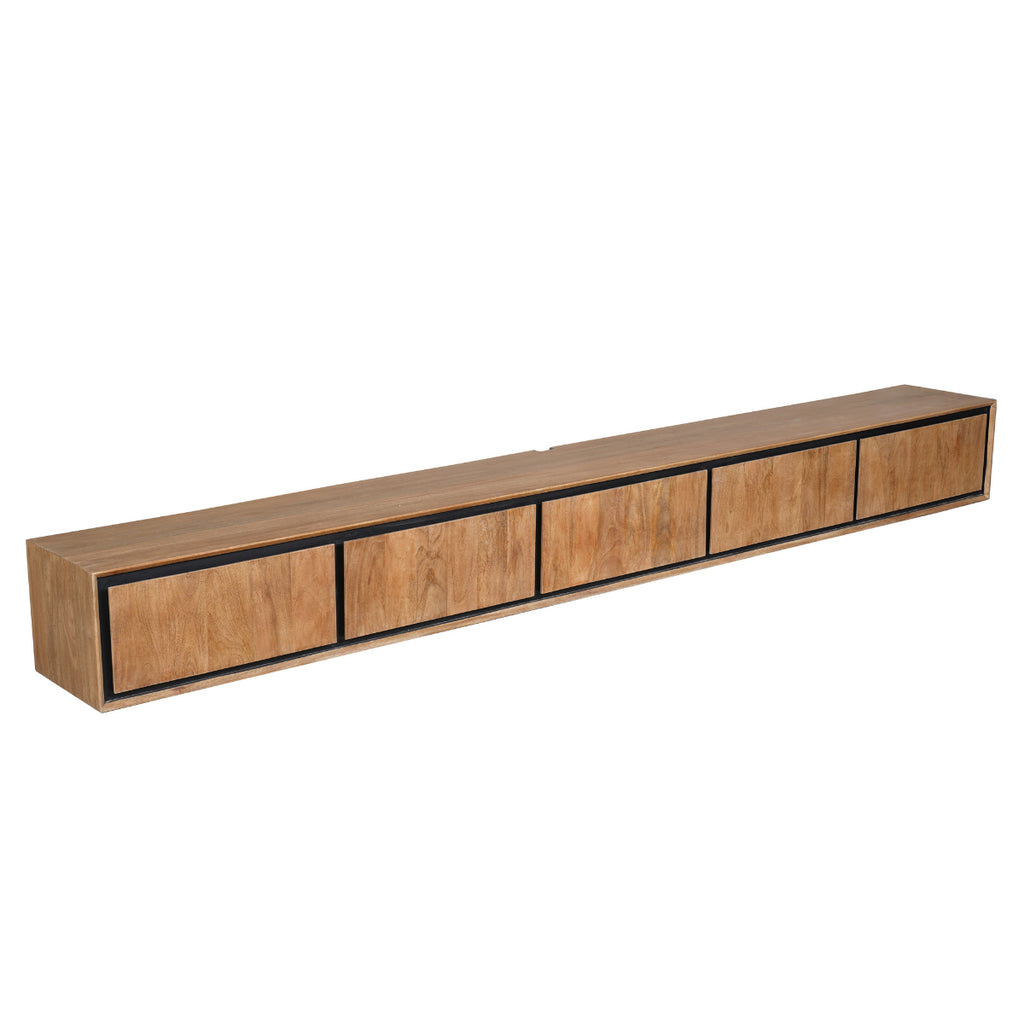 Zwevend tv-meubel RichWood | 280 cm - SF