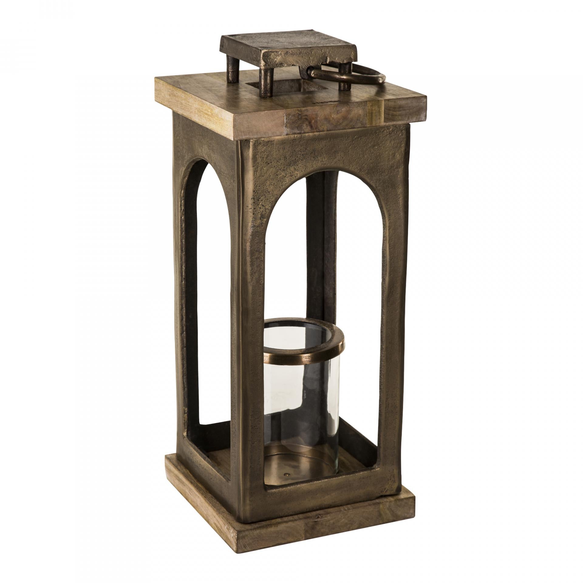 PTMD665169 Alu Brass Lantern