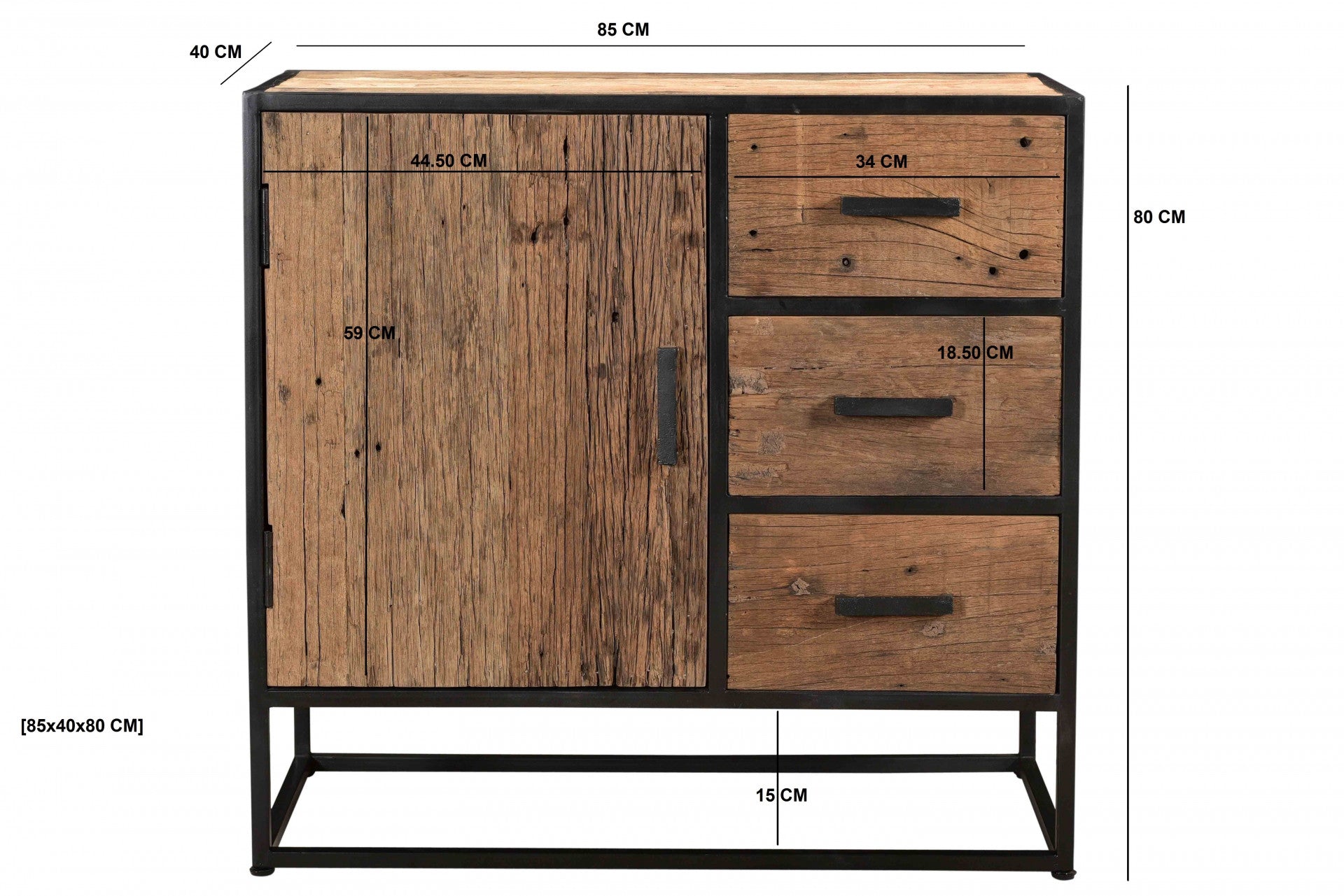 DRESSOIR DAKOTA RIVERWOOD - 85