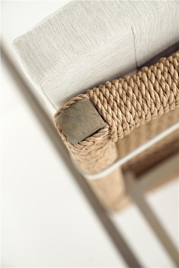 Ligzetel Naomi zwart of beige - detail