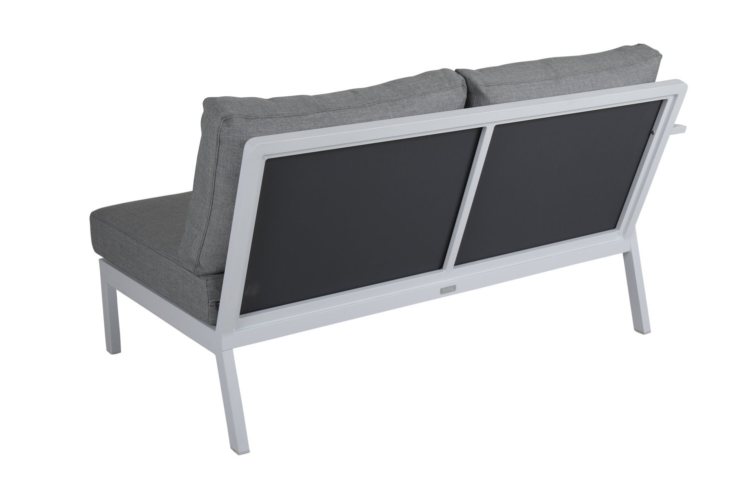 Loungeset Samvarro grijs aluminium - eindelement L of R - 2-zit