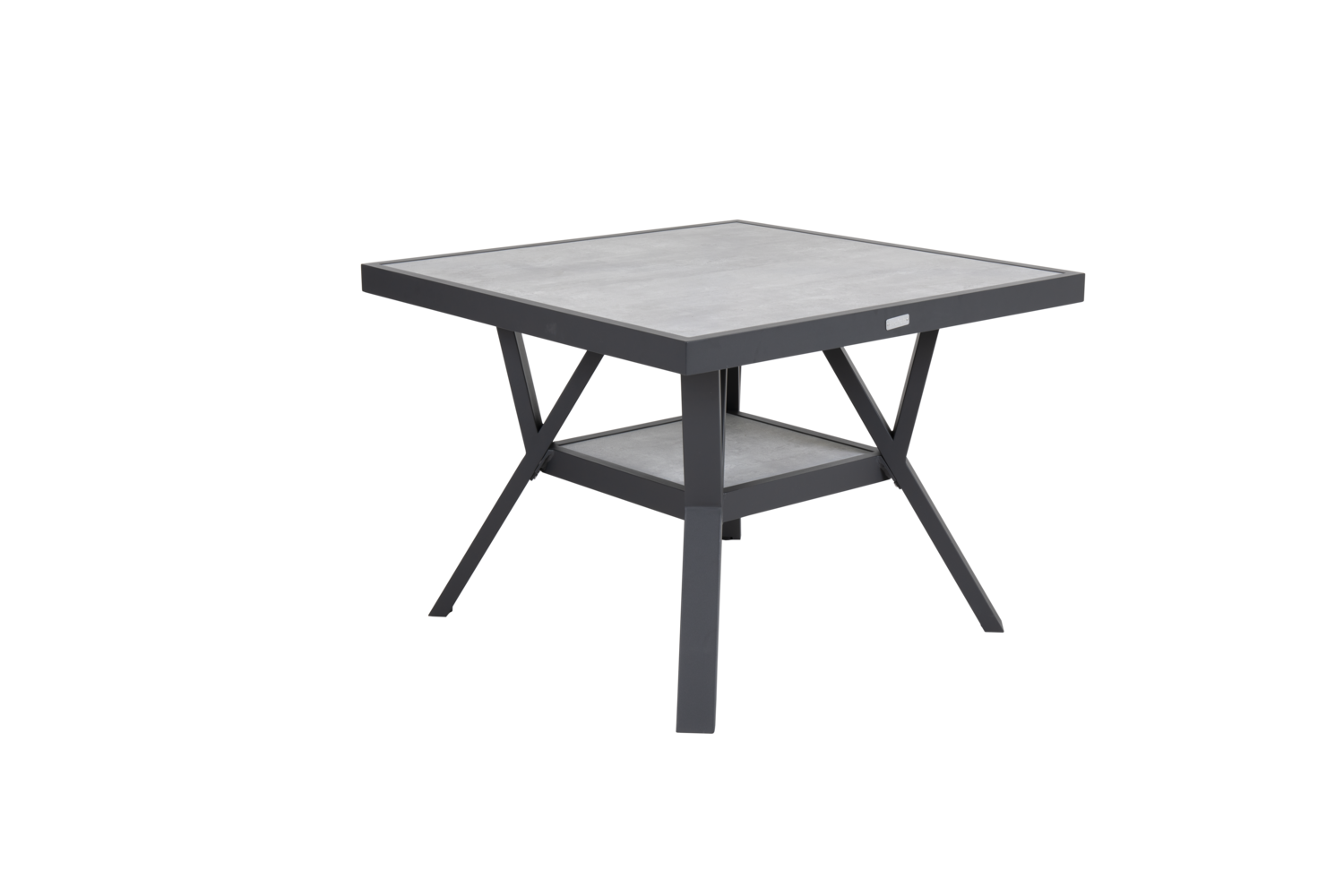 Loungeset Samvarro grijs aluminium salontafel