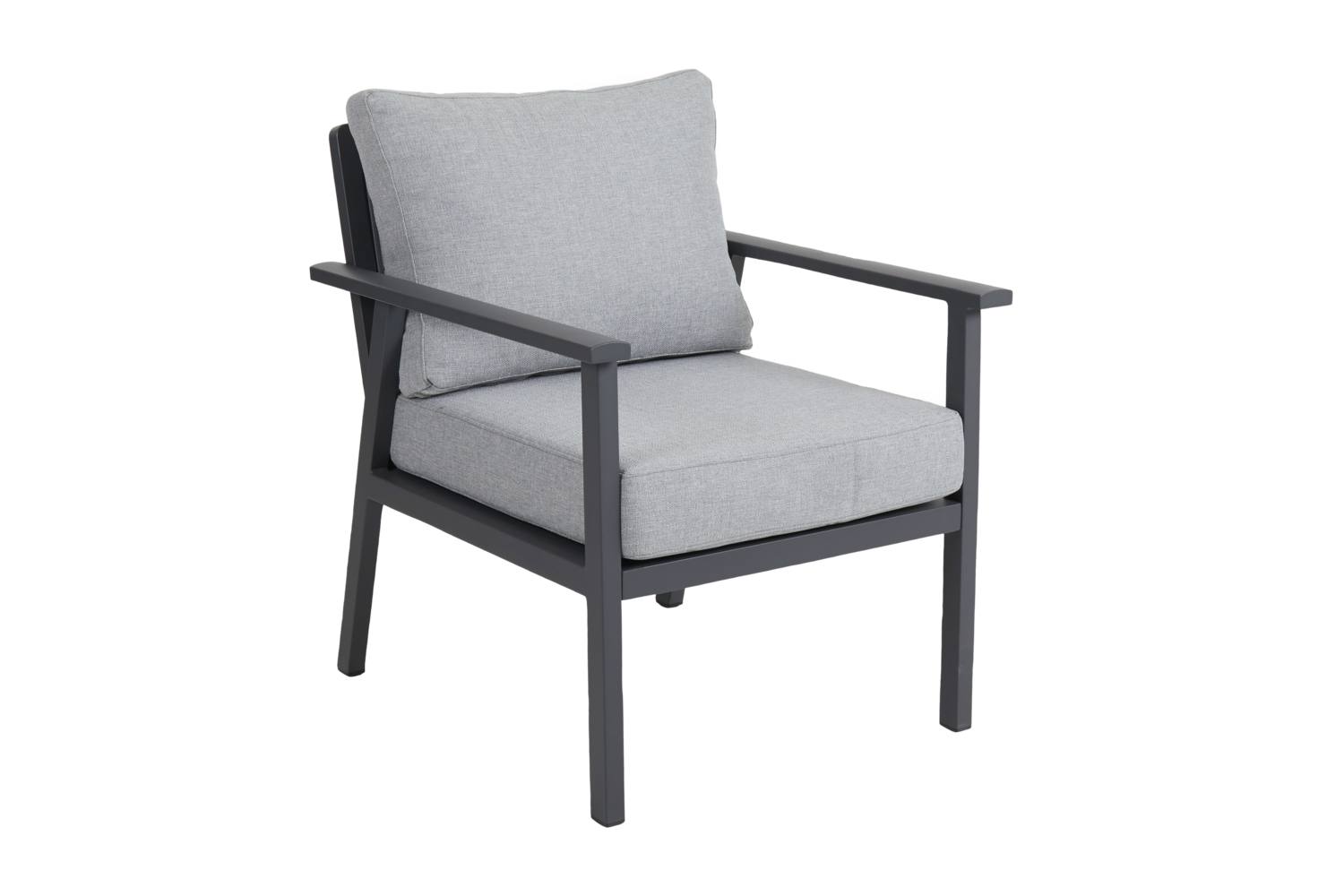 Loungeset Samvarro grijs aluminium - zetel