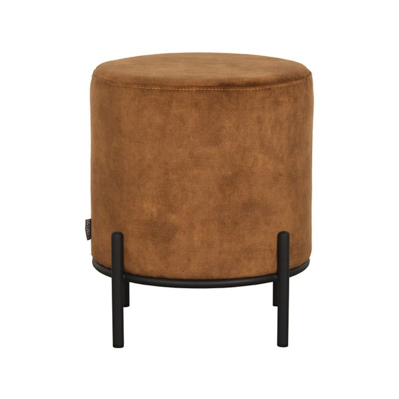 poef Troy M rond velour