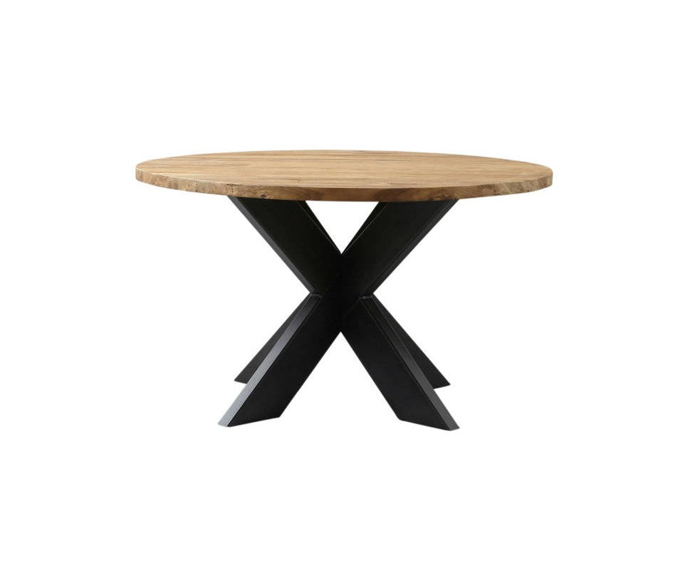 Ronde eettafel Teak/Metaal