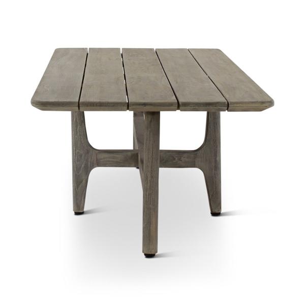 Outdoor lounge set Anais in teak grey - VDC