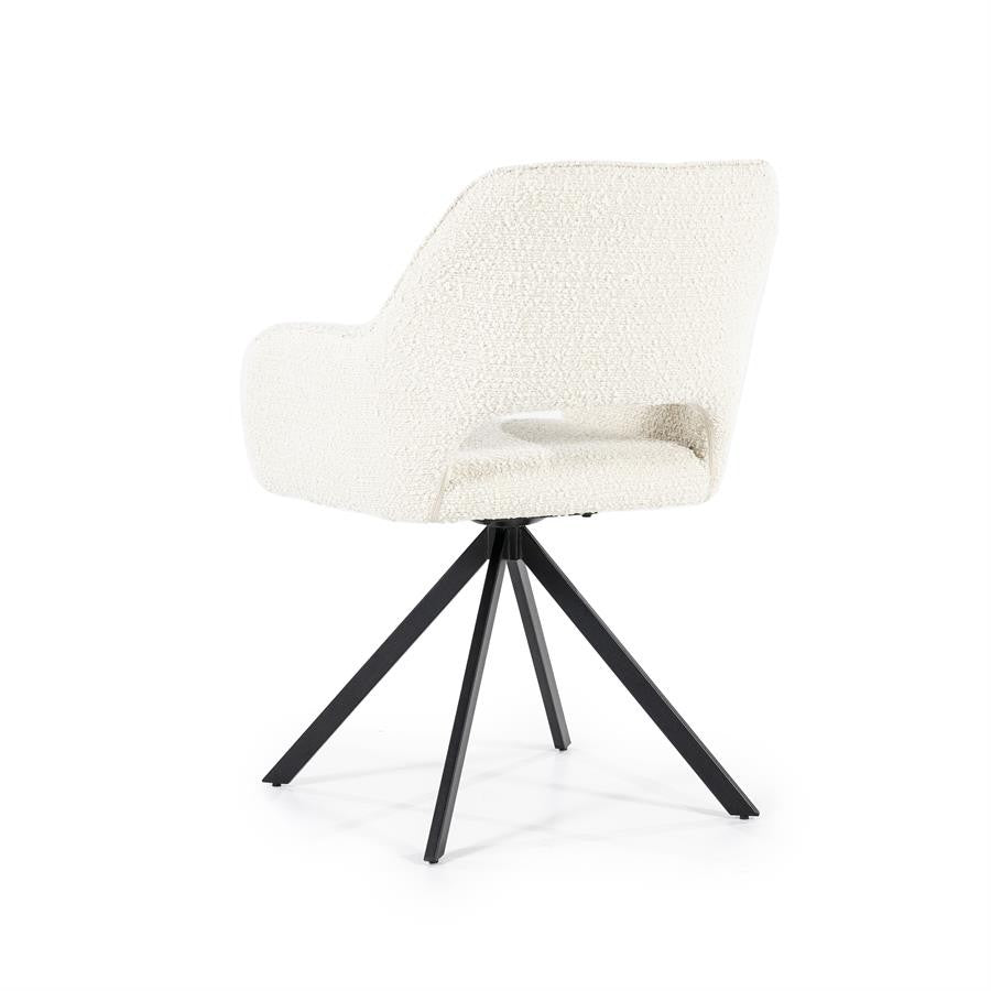 Stoel Fabio roterend - beige
